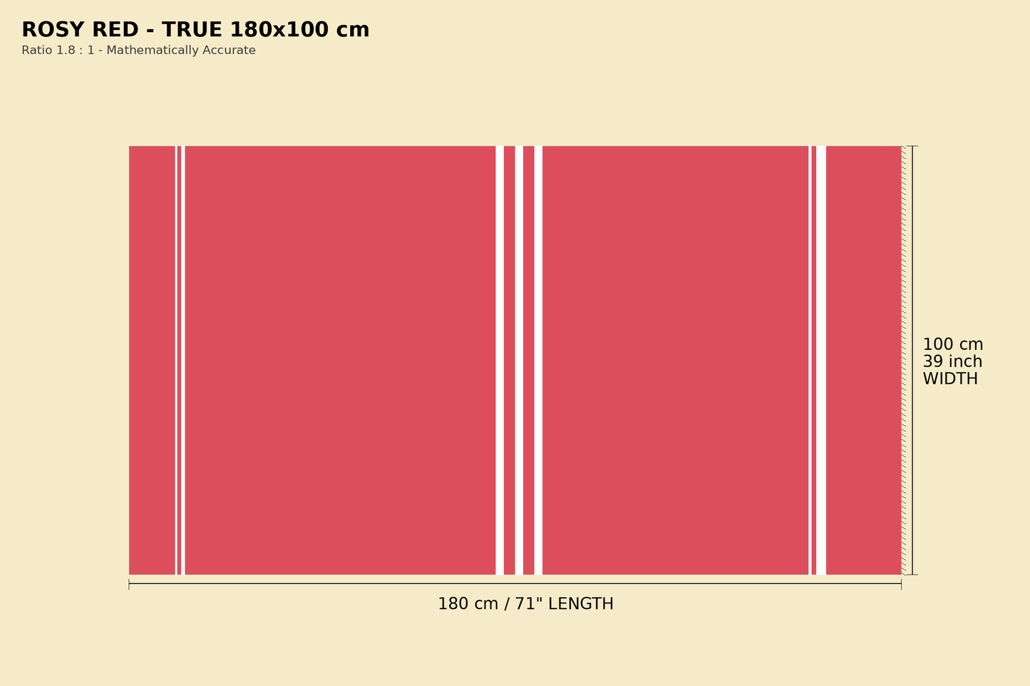 ROSE RED - Turkish Cotton Beach/Gym/Salon/Vacation Towel