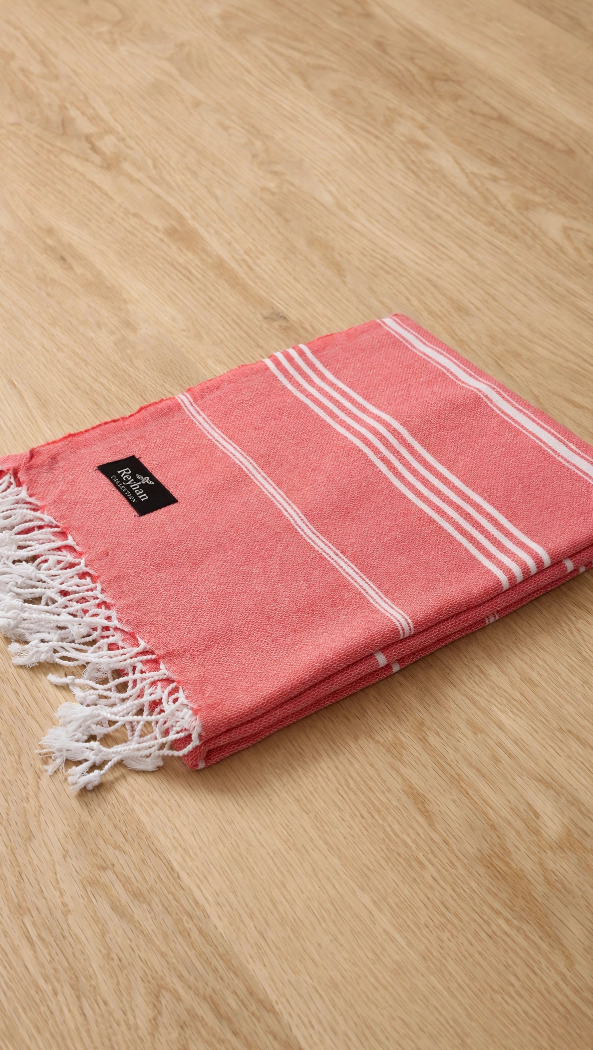 ROSE RED - Turkish Cotton Beach/Gym/Salon/Vacation Towel